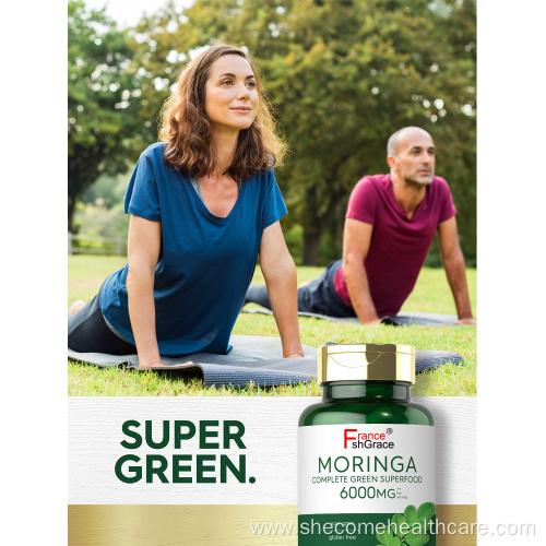 Moringa Oleifera Complete Gluten Free Moringa Leaf Capsules